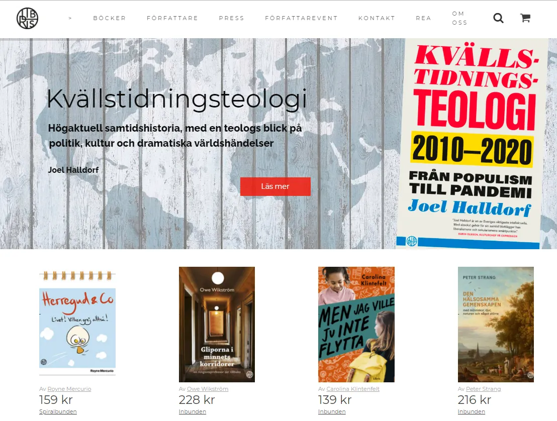Migrering og lansering av ny ehandelsløsning for forlaget Libris.se